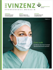 Titel DAS VINZENZ Krankenhausmagazin Frühjahr 2021