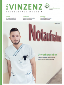 Titel DAS VINZENZ Krankenhausmagazin Herbst 2020