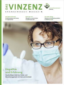 Titel DAS VINZENZ Krankenhausmagazin Herbst 2019