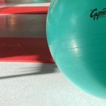 türkiser Gymnastikball