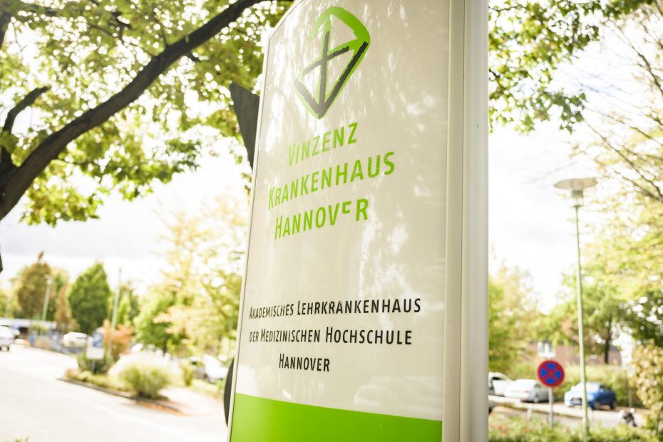 Schild Vinzenzkrankenhaus Hannover
