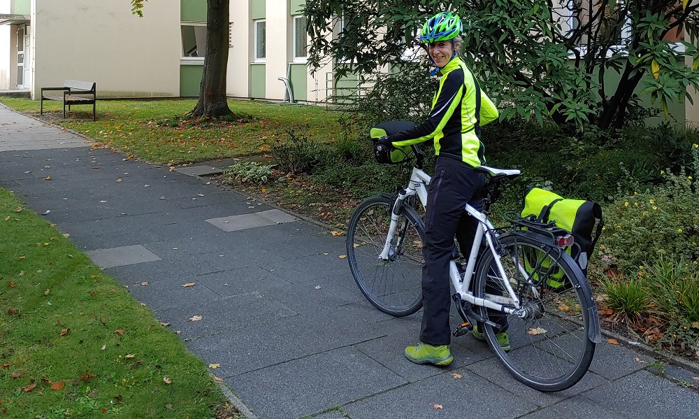 Mit dem Fahrrad zur Arbeit