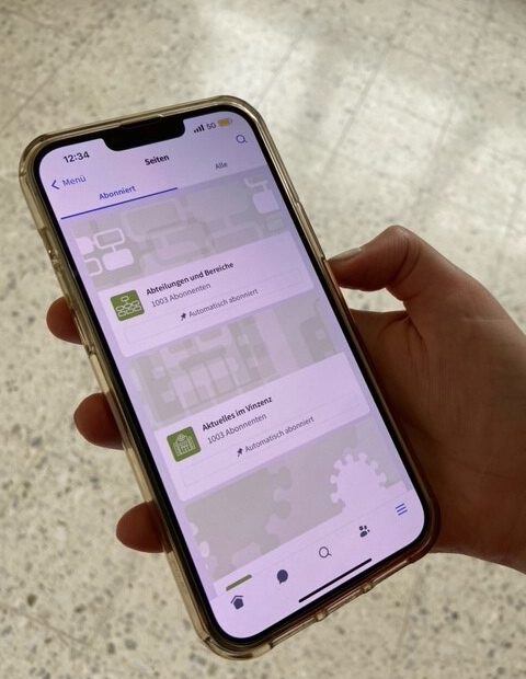 App für Mitarbeitende auf dem Smartphone