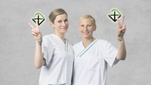 Zwei Pflegefachkräfte