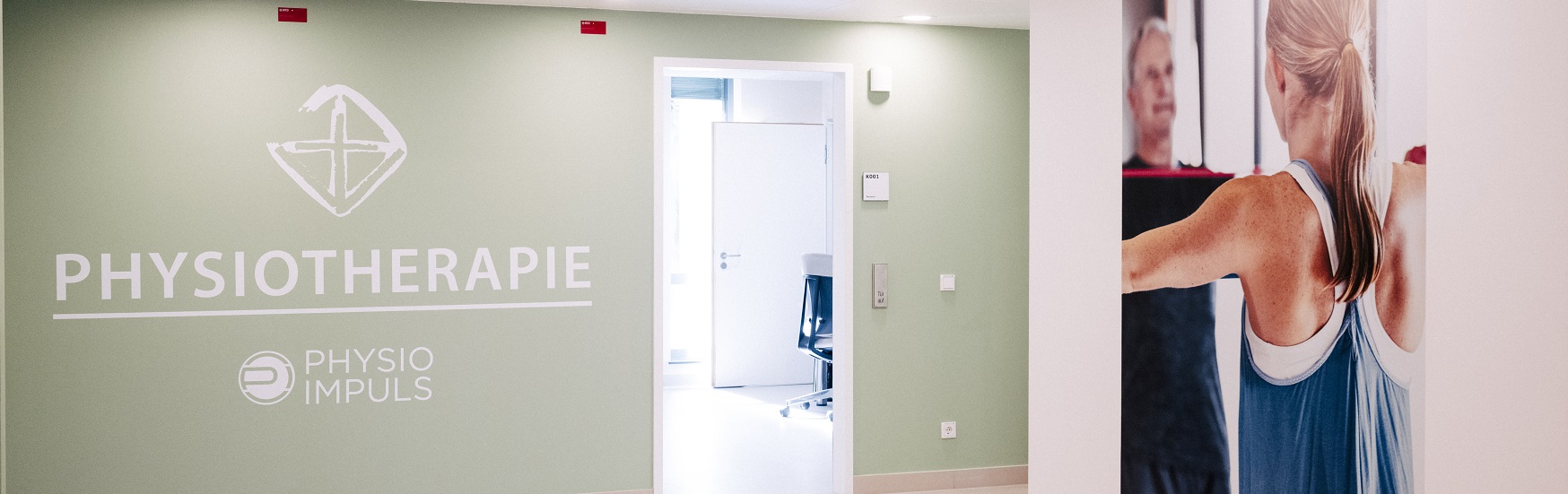 Eingangsbereich Physiotherapie Vinzenzkrankenhaus