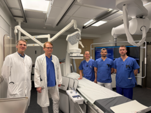 Team der Kardiologie im neuen Herzkatheterlabor