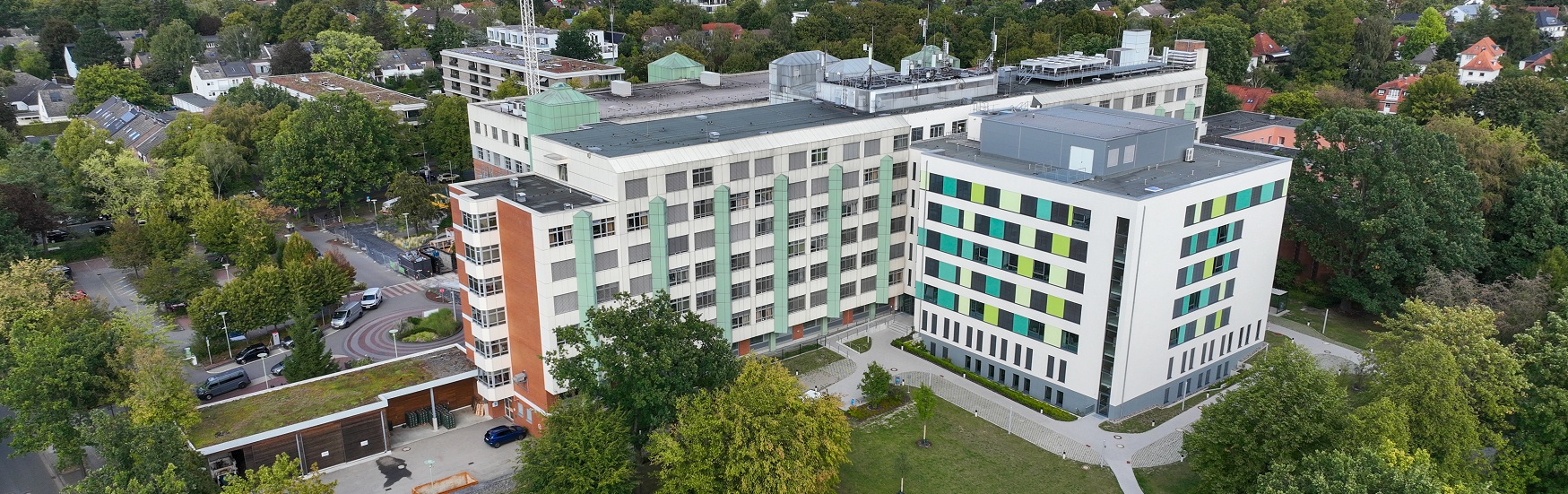 Vinzenzkrankenhaus von oben